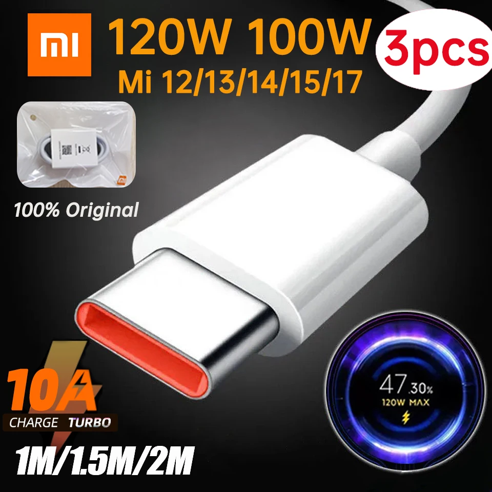 สายชาร์จ USB Type-C 120W สำหรับมือถือและโน้ตบุ๊ก