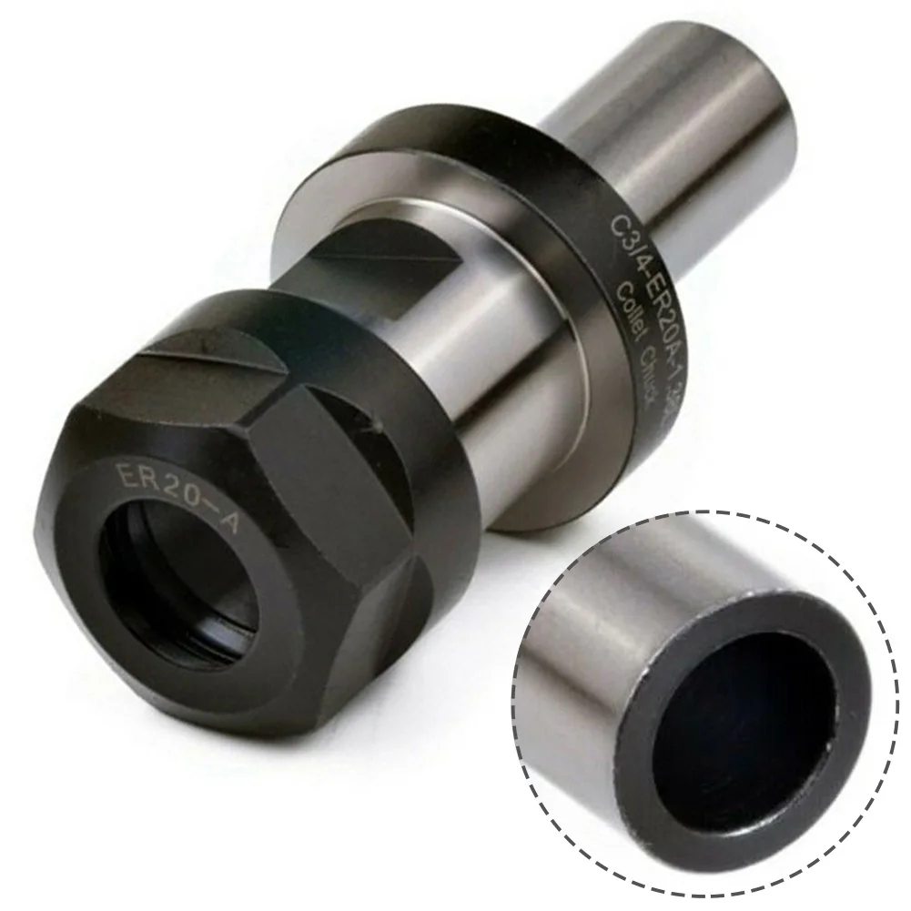 3/4 Inch ER20 1.38 TTS Tools Holder For Tomrach C3/4-ER20A 1.38 L Collet Chucks Bracket ER20 Collets 12000RPM Metalworking Tools spring collet tool holder collet chuck lathe tool holder spring collet chuck collet chuck holder
