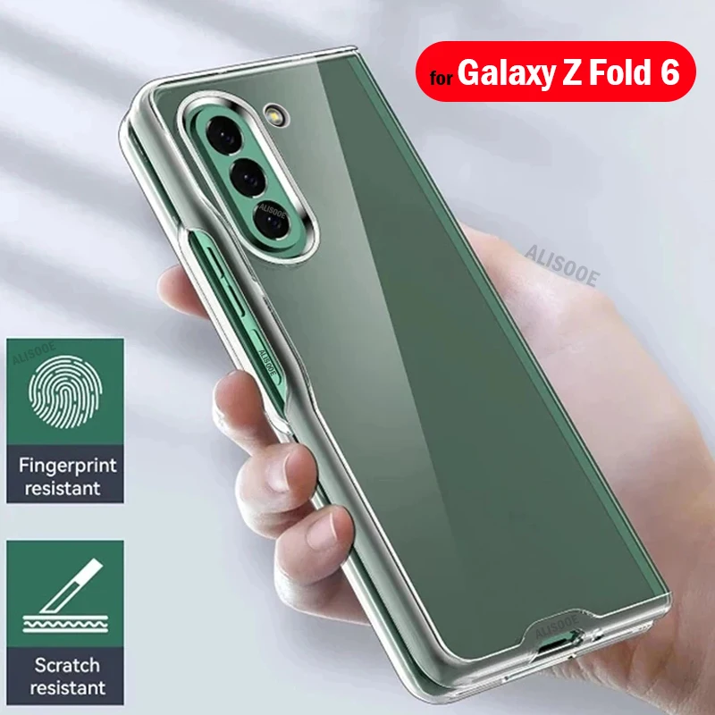 Hd Trasparente Funda Per Samsung Galaxy Z Fold 6 Custodia Ultra Sottile Trasparente Antiurto Capa Per Custodia Samsung Z Fold6