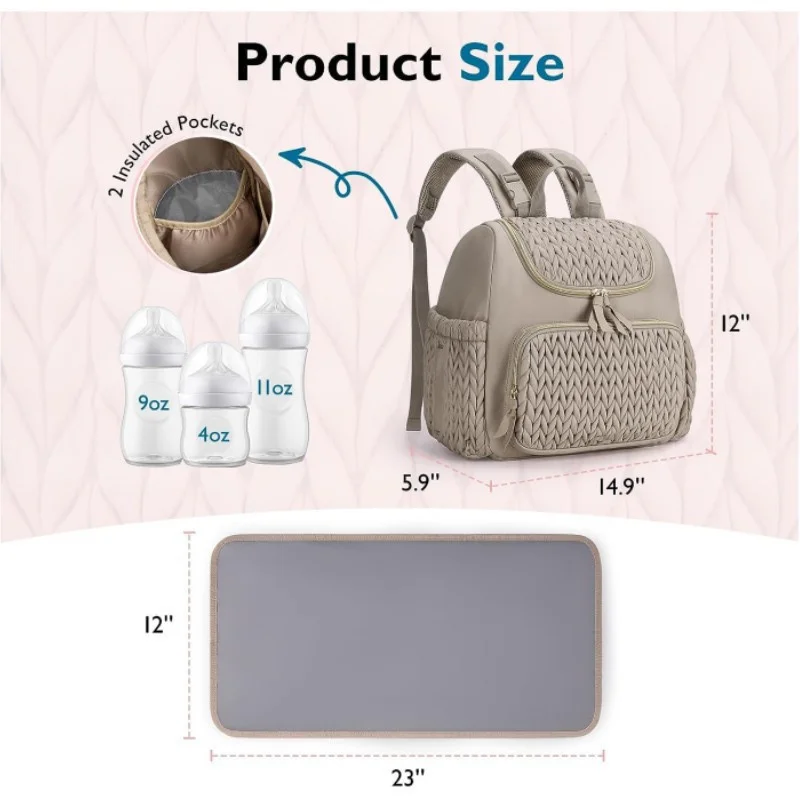 Mommy Diaper Bag Baby Stroller Organizer Backpack Maternity Bag