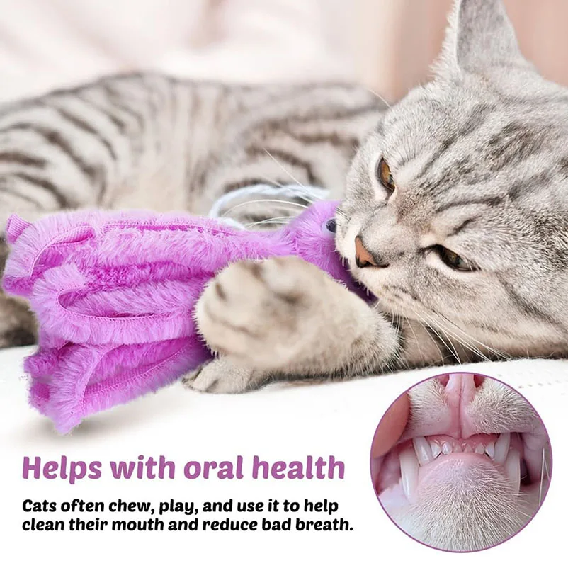 Octopus Cat Teething Stick - Hot Toy for Kittens and Cats