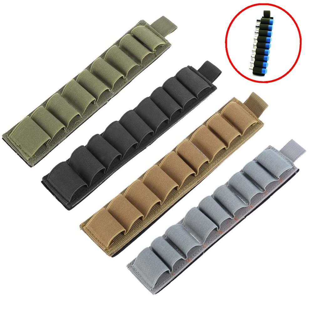 

9 Round Tactical Shotgun Buttstock Butt Stock Shell Bullet Holder Shell Holder Pouch Carrier Cartridge Ammo Carrier Holder