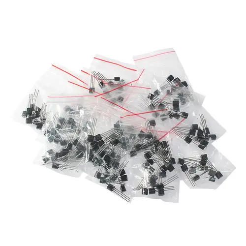 50-900PCS Transistors kit NPN PNP S8050 S8550 S9012 2N3904 2N3906 C1815 A1015 MJE13001 BC327 BC337 BC517 BC547 BC548 BC549 BC558 - Image 4