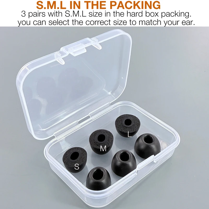 SoundPEATS Air5 Pro / Air5 Pro+ / Air4 Pro / Capsule3 Pro Ear buds foam tips plugs sleeves