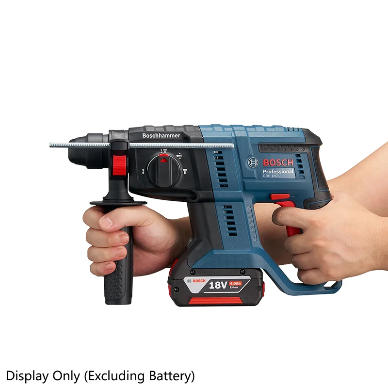 Bosch GBH180-LI Cordless Rotary Hammer SDS Brushless 18V Lithium Charged Four Pit Electric Concrete Power Tool Without Battery 4