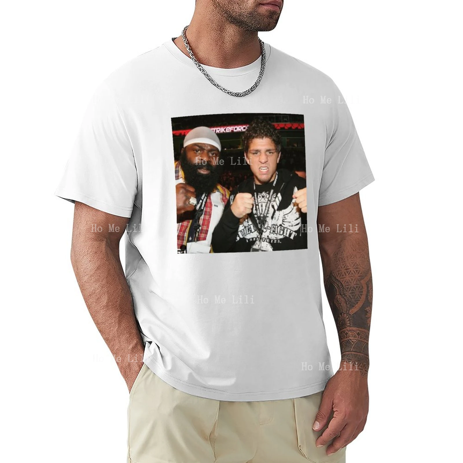 Kimbo Slice Nick Kim Legends T-Shirt Estiva In Puro Cotone Estetico
