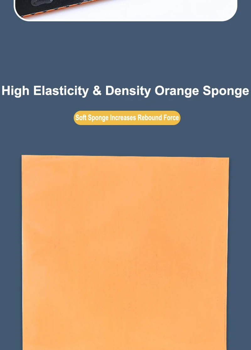 Description Picture 6 of itemHaifu Sticky and No-Sticky Table Tennis Rubber Pips-in  ITTF Approved Internal Energy Fast Attack New Ping Pong Rug for Training