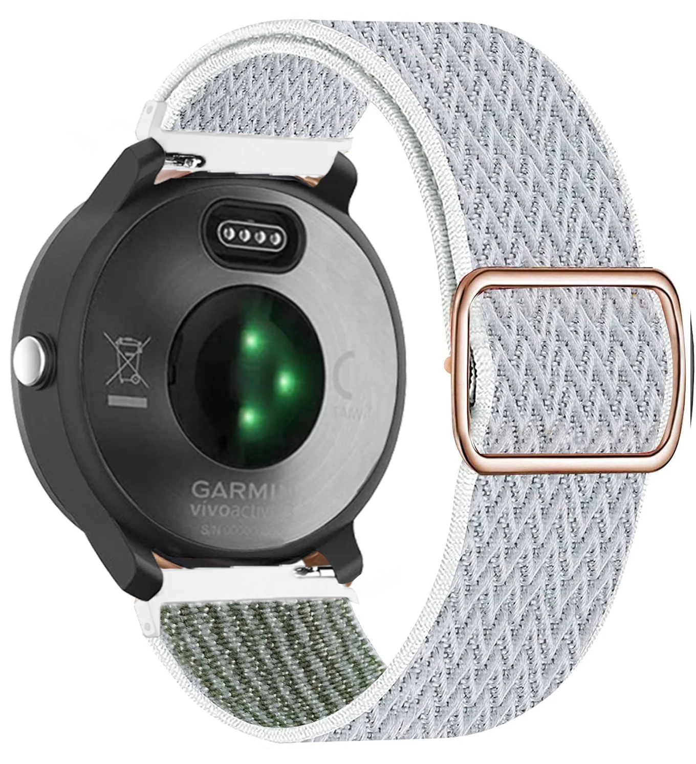 Premium Nylon Elastic Wristband Bracelet for Smartwatches - 20mm/22mm Strap Accessories
