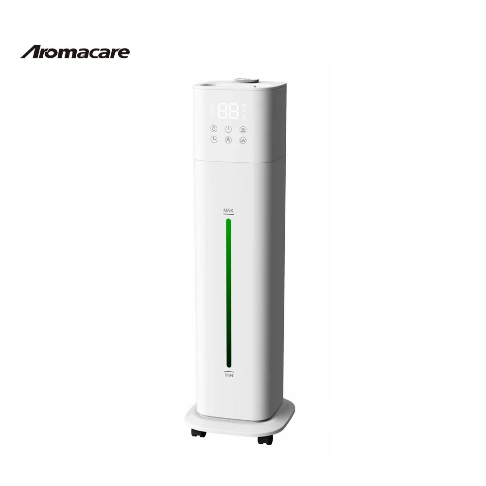 Aromacare Remote Control Smart Aromatherapy Humidifier Warm Mist 10L Floor Standing Air Humidifier With Wheel 4