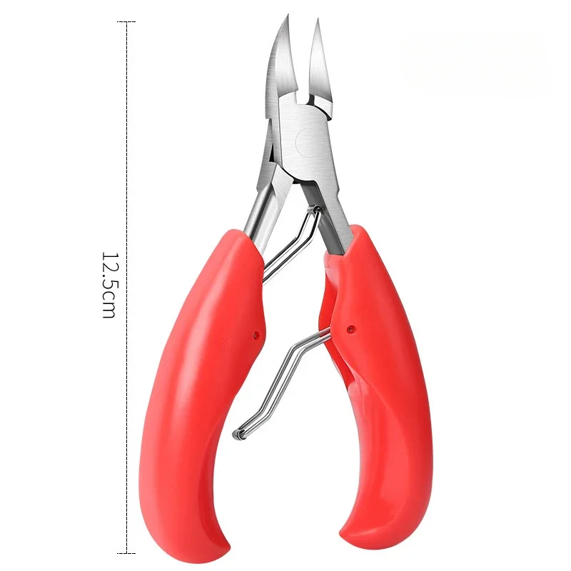 Toenails Sharp Concave Stainless Steel Professional Grade Nail Clippers for Thick Nails and Ingrown Curved Blade for Easy Trimmi