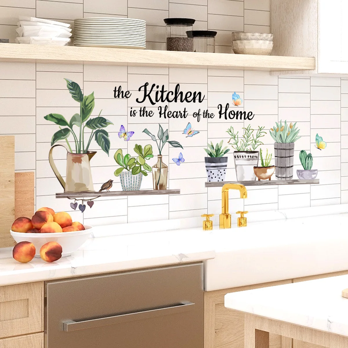Kitchen Wall Sticker Self Adhesive Stickers Wall Stickers 30*60cm