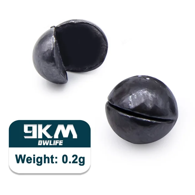 Split Shot Fishing Weights Sinkers 50200Pcs Removable Round Fishing Line Weights Saltwater