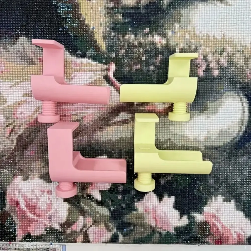 조절 가능한 다이아몬드 페인팅 캔버스 롤 홀더 3D 프린팅 고정 스크롤러 다이아몬드 페인팅 테이블 클램프 쉽게 롤업 가능