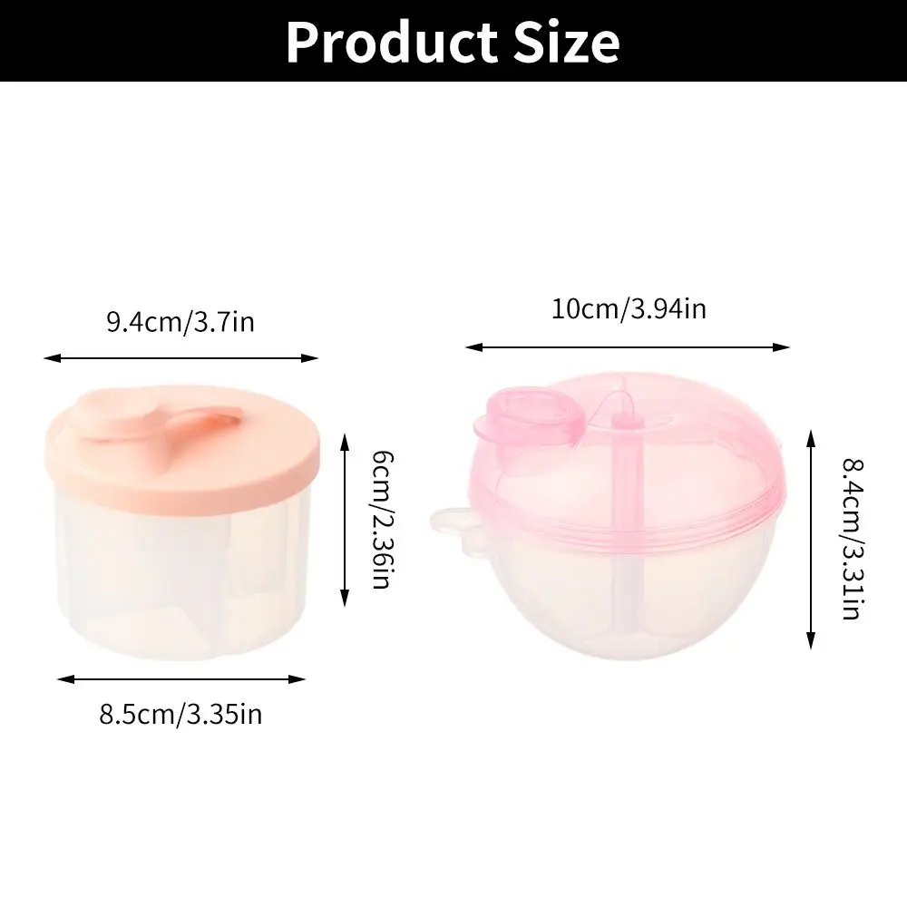4 Grid Portable Baby Food Storage Box Essential Cereal Infant Milk Powder  Box Toddler Kids Snacks Container Storage Boxes - AliExpress