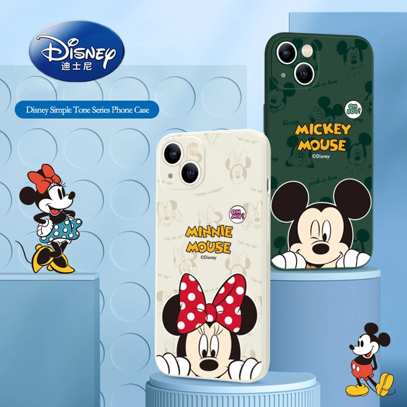 Disney Iphone 13 Mobile Phone Case Iphone 13 Pro Max Liquid Silicone