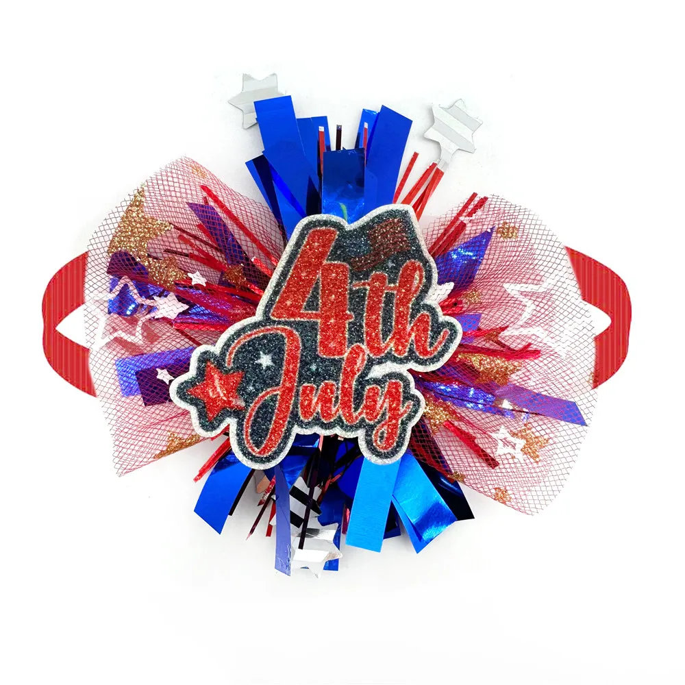 50pcs American Independence Day Pet Bowtie Small Dog Neckties Cat Puppy Party Decorations Bowties Adjustable Dog Collar Grooming 6
