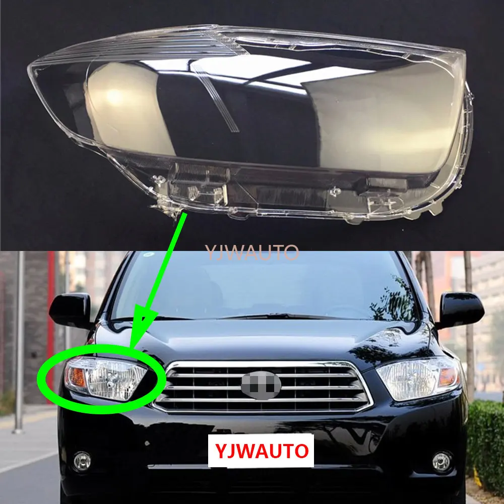 Headlight Lens For Toyota Highlander 20072011 Headlamp Cover Car
