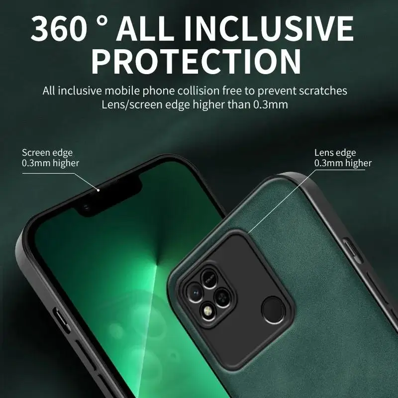 Premium Magnetic Leather Phone Case with Silicone Protection
