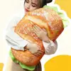 3d Printed Burger Pillow Cheeseburger Plush Pillow 3d Simulation Hamburger Stuffed Cushion for Kids Bedroom School Classroom 6