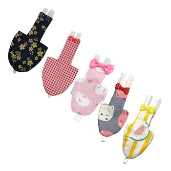 Waterproof Parrot Diapers Pet Flight Suits Elastic Shoulder Strap Nappy Clothes for Conure Parakeet Cockatiels Pigeons