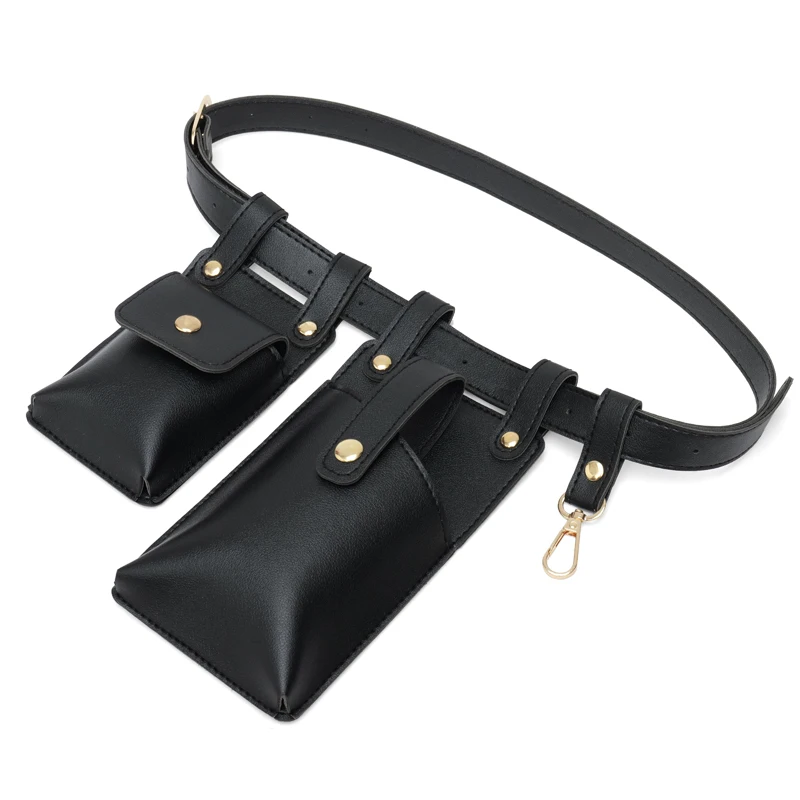 Sac banane en cuir PU souple pour hommes et femmes, sacs de ceinture de créateur de luxe, sac de téléphone unisexe, sac de taille avec structure à clé, haute qualité