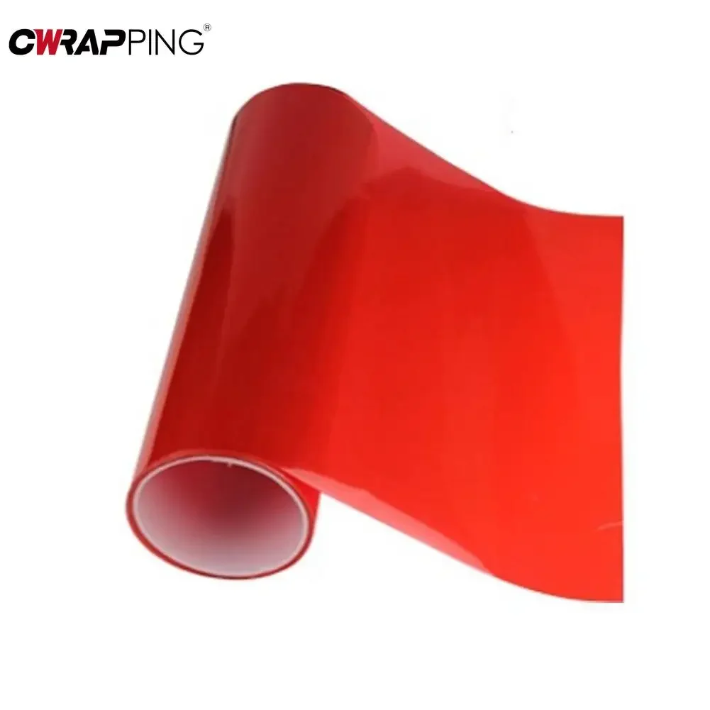 Fog Light Headlight Taillight Tint Vinyl Decal Red Car Light Film Sheet Sticker Auto Body Film Cover Universal Car Accessories