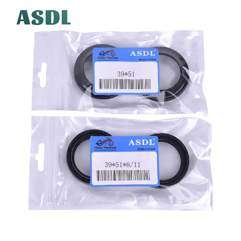 

39mmx51mmx8/11mm / 39mmX51mm Motorcycle Front Fork Damper Oil Seal and Dust seal For Honda VT600C Shadow VLX 1988-2003