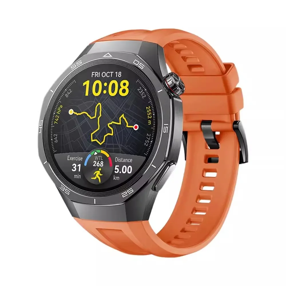 Premium 22mm Silicone Smartwatch Strap - High-Performance Watchband Bracelet