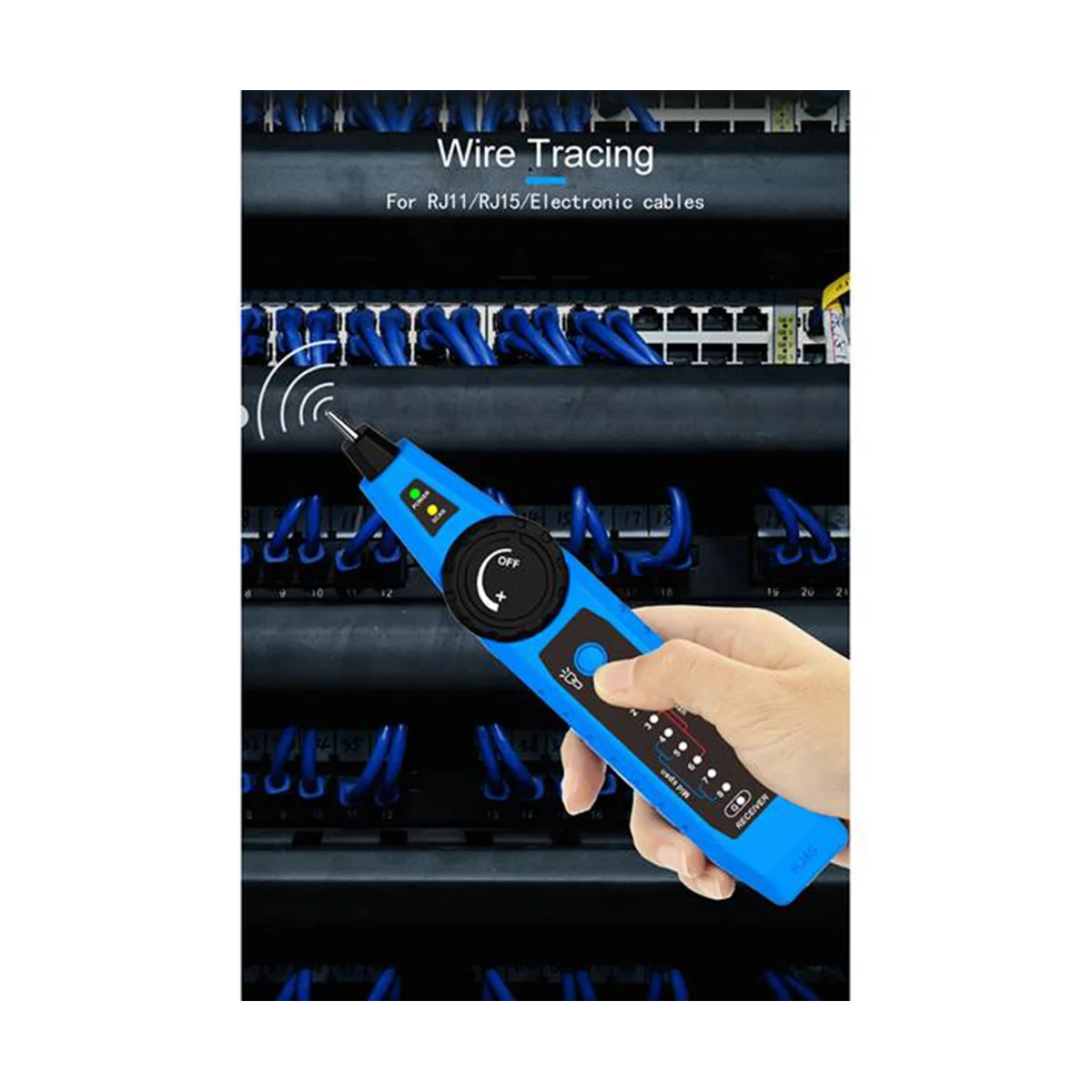 NOYAFA NF-810 Network Cable Tester Network Tracker RJ11 RJ45 Telephone Wire Checker Anti-Interference Line Finder