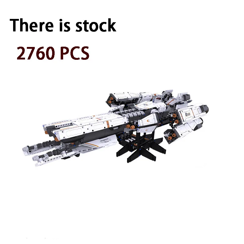 75347 Jupiter Dawn Giant Cetus Spaceship 2760Pcs Giant Battleship Ornament Model Building Blocks Giocattoli Educativi Per Bambini