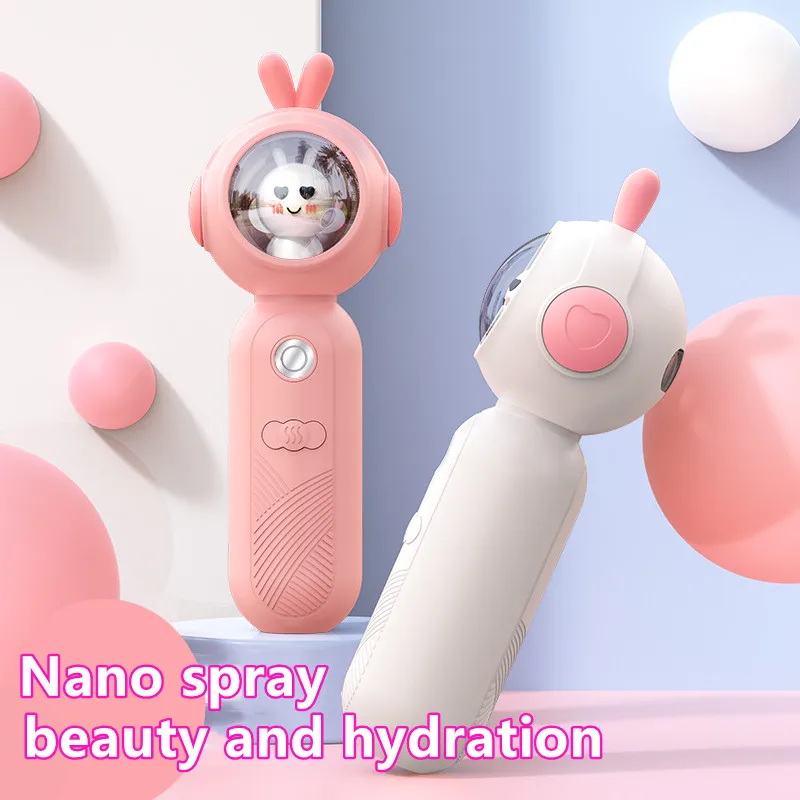

30ML Nano Face Spray Mini Facial Steamer USB Rechargeable Humidifier Portable Cold Spray Moisturizing Beauty Instrument Atomizer