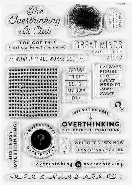 DIY 스크랩북 카드 제작용 영어 클리어 스탬프 A6559