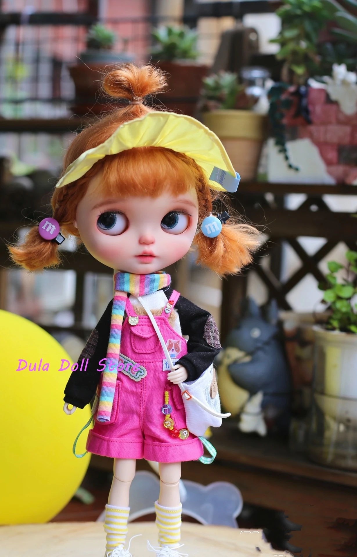 

Dula Doll Clothes Dress dopamine Reversible bib pants Blythe ob24 ob22 Azone Licca ICY JerryB 1/6 Bjd Doll Accessories