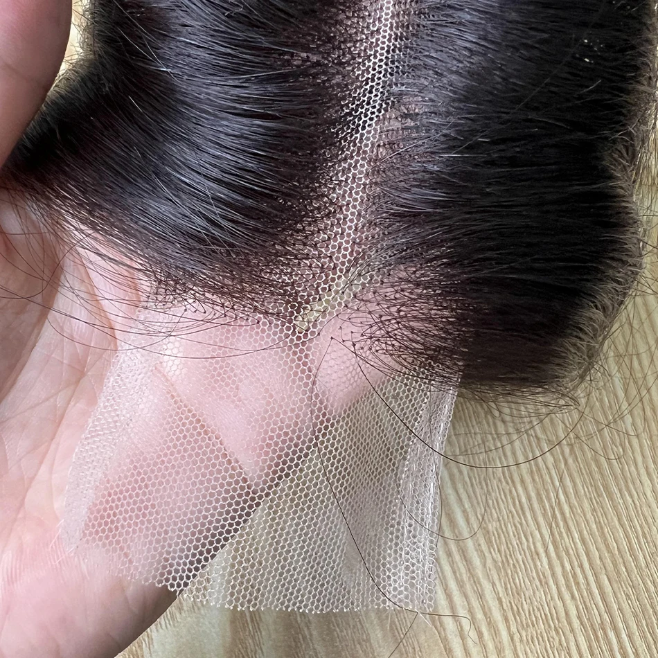 Human Hair Extensions Human Hair Closure Human Hair Lace Product Yiwigs Brazilian 2x6 HD Lace Closure Human Hair Middle Part 10-20 Inch Bone Straight Transparent Closures