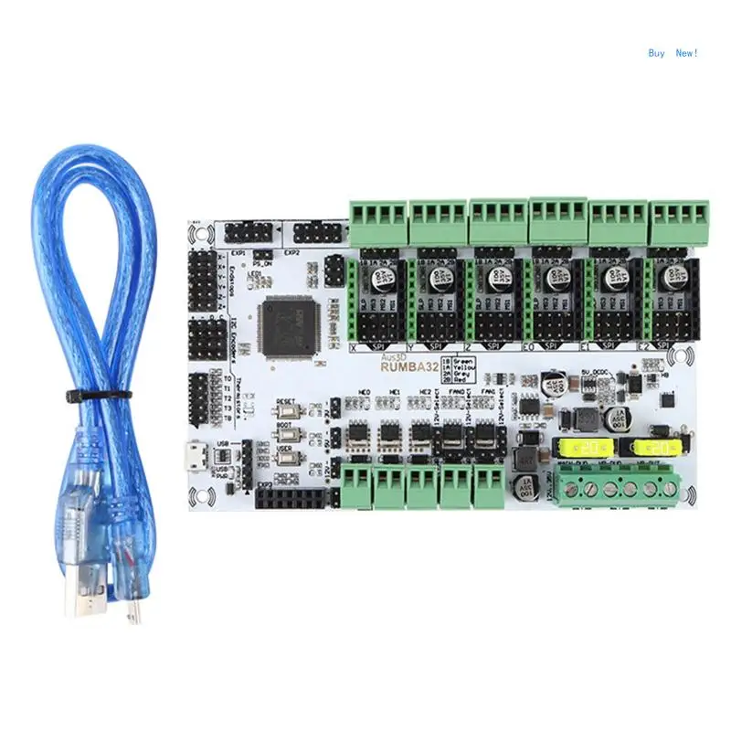 

3D-принтер RUMBA32 Основная плата управления поддерживает 6 двигателей и шаговые драйверы A4988