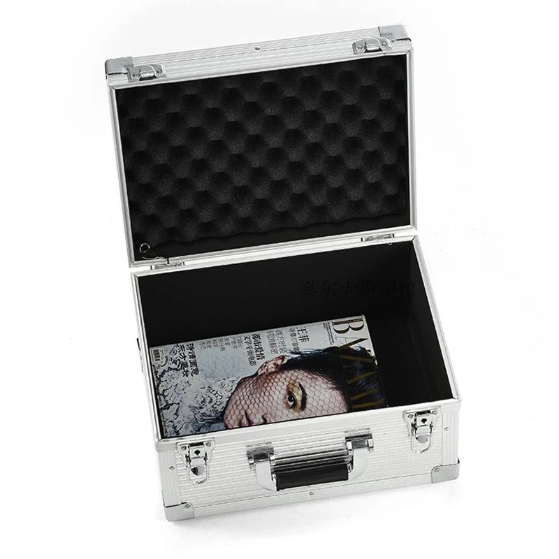 Super Strong and Durable Thickened Aluminum Tool Box Iinstrument and Equipment Display Tool Case Storage Bag With Foam 4
