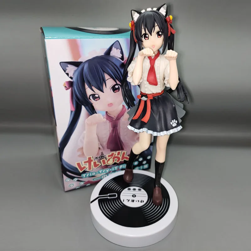 けいおん中野あずさと平沢唯猫耳少女アニメフィギュア PVC アクション