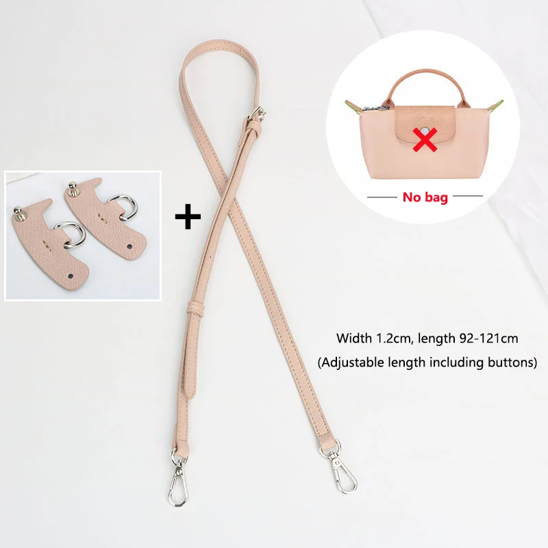 Genuine Leather Shoulder Strap Set for Crossbody Bag Transformation