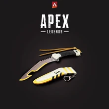 

Apex Legends Bangalore Heirloom Cold Steel 21cm Game Katana Sword Keychain Weapon Model Replica Toys For Children Boy Gifts