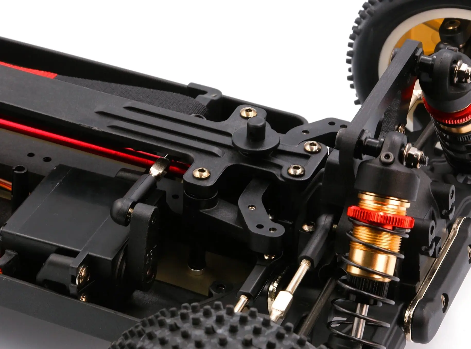 Lc Racing-フロントバギーホイール,1/10 4wd,lc10b5用,2個