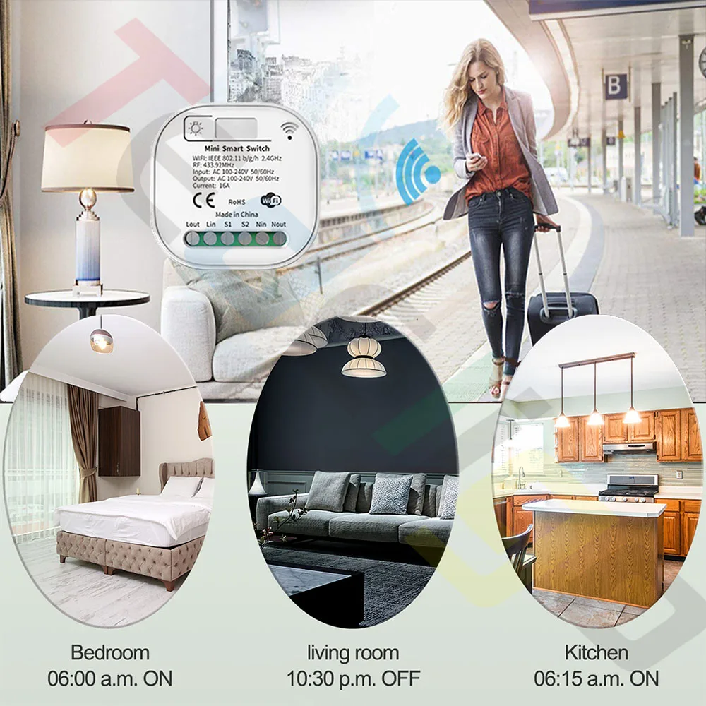 inteligente self powered interruptor de luz cinetica wifi 03