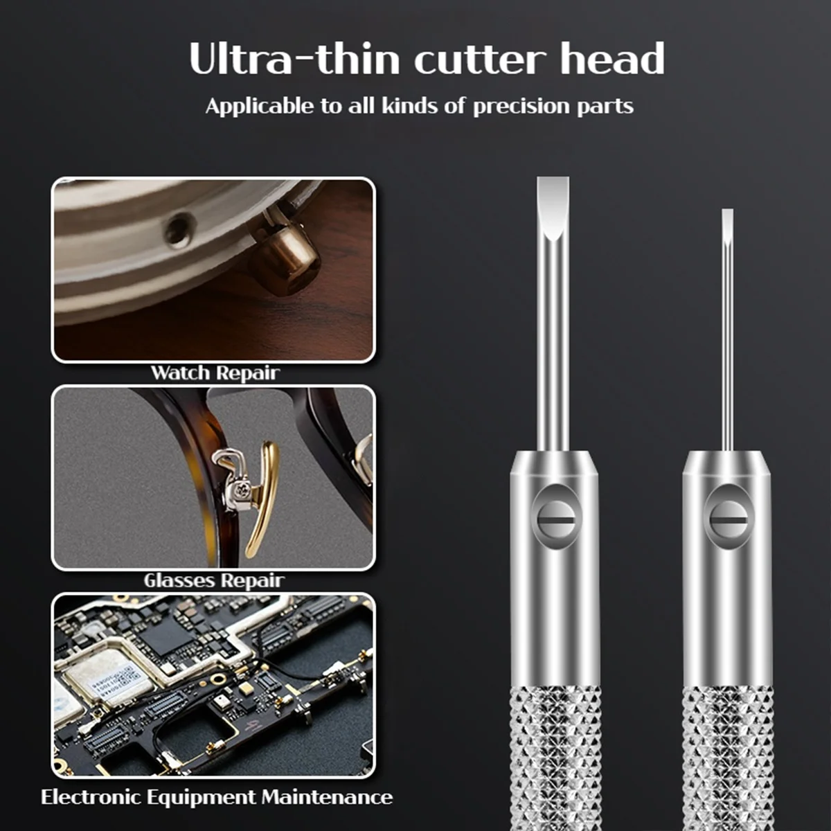 Precision watch repair screwdriver 0.8-1.6mm mini slotted screwdriver Precision instrument repair hand tool 3