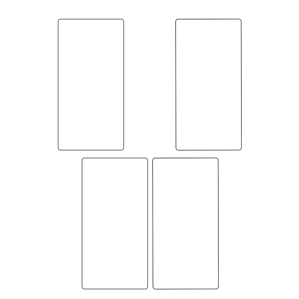 Acrylic Cutting Machine Gasket Transparent DIY Cutting Pads Standard Replaceable 2 Sizes for Embossing Cutting Tool