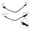 DT71 Mini Digital Tweezer Accesories 3.5mm Cable for Firmware Upgrade Controller Head Tweezer Arm Tweezer Tip 4