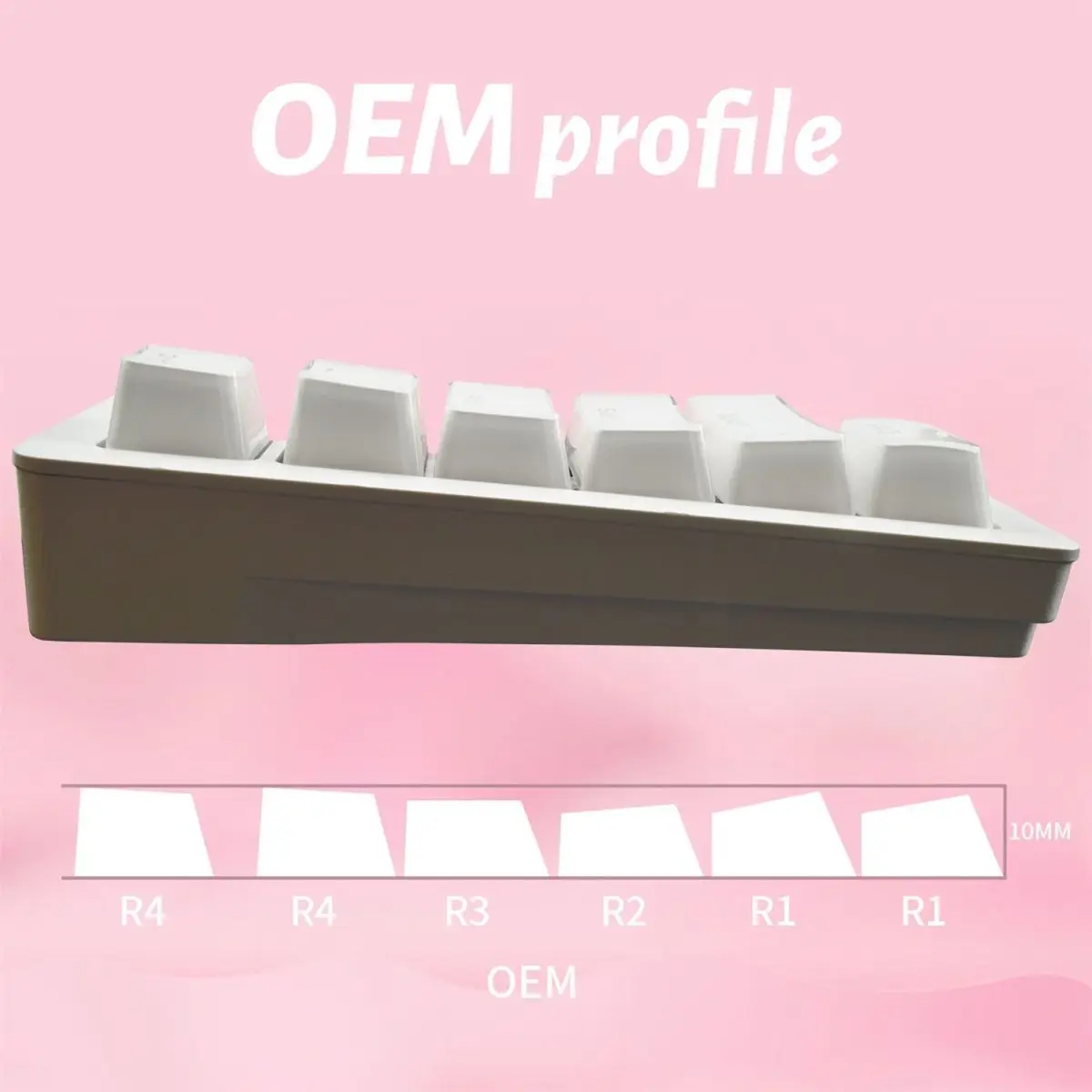 Teclado mecânico de geléia translúcida, Geléia Keycaps,
