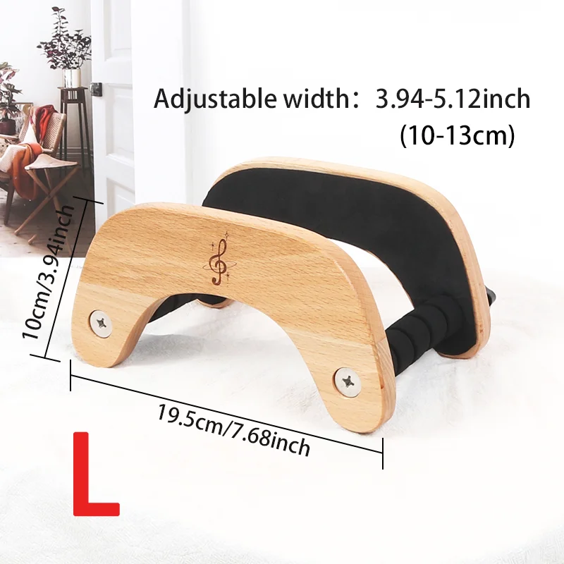 AU Wooden Guitar Stand X-Frame Style Portable Guitar Holder Portable