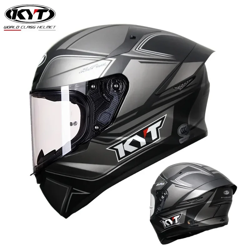 KYT TT Motorcycle Helmet Full Face Helmet Racing Helmet Anti-Fog
