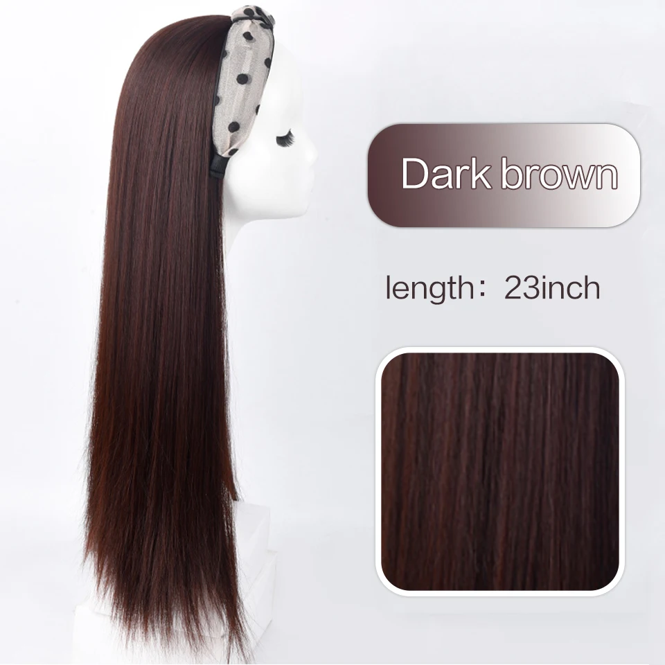 ColorfulPanda Parrucca Donna Nero Parrucche Cosplay Lunghe Nera - Foto 6