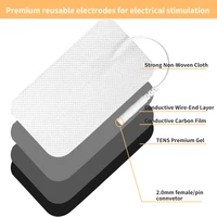 10/20/50/100PCS TENS Electrode Pads For Acupuncture Physiotherapy Massager Electrodes Patch Pulse EMS Muscle Stimulator Sticker 2
