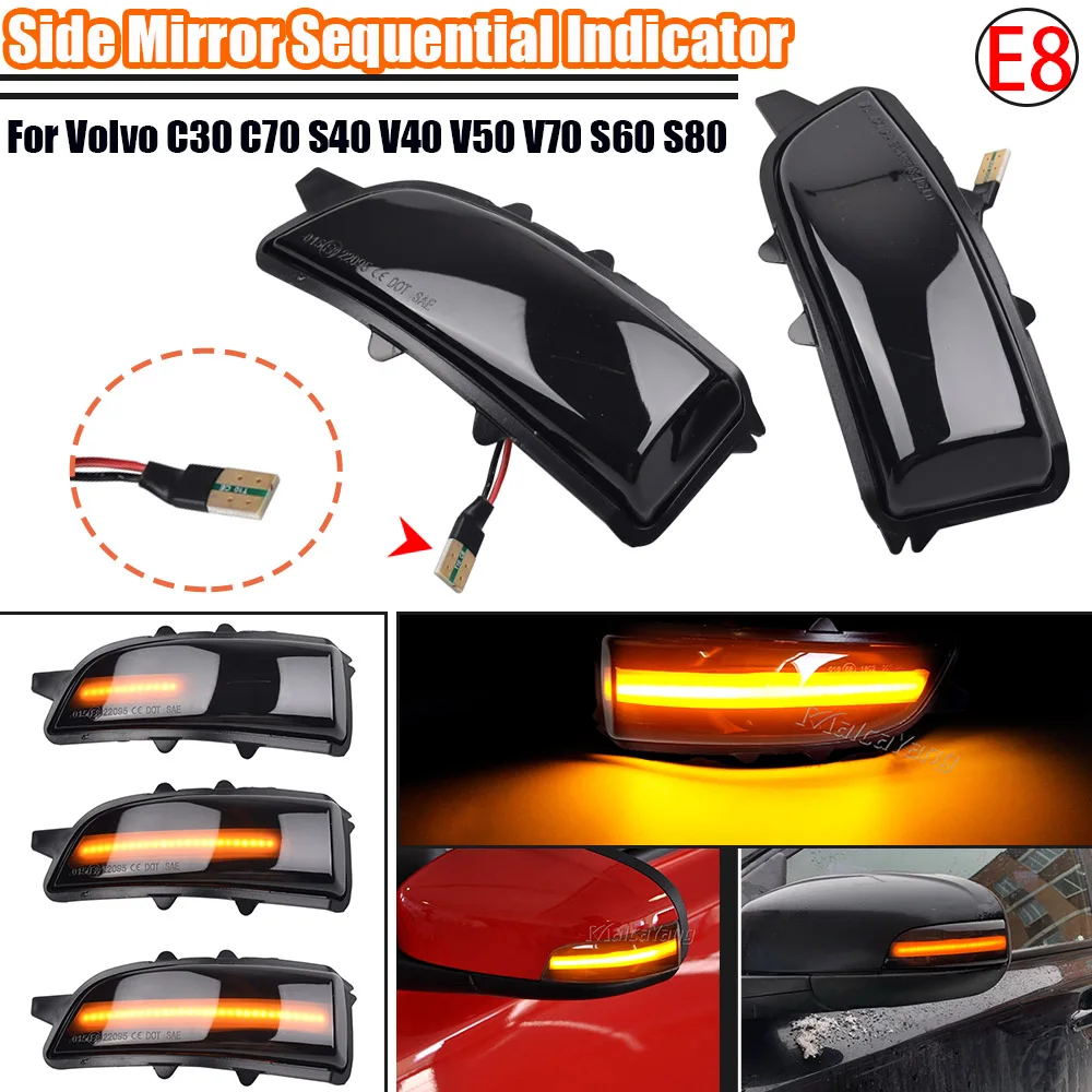 thumbnail image 2 of Driver Side Mirror Glass ACROPIX Driver Side Heated Mirror Glass Replacement For Volvo XC70 & XC90 - Left Side With Backing Plate Heated Side Mirror 2 of 12